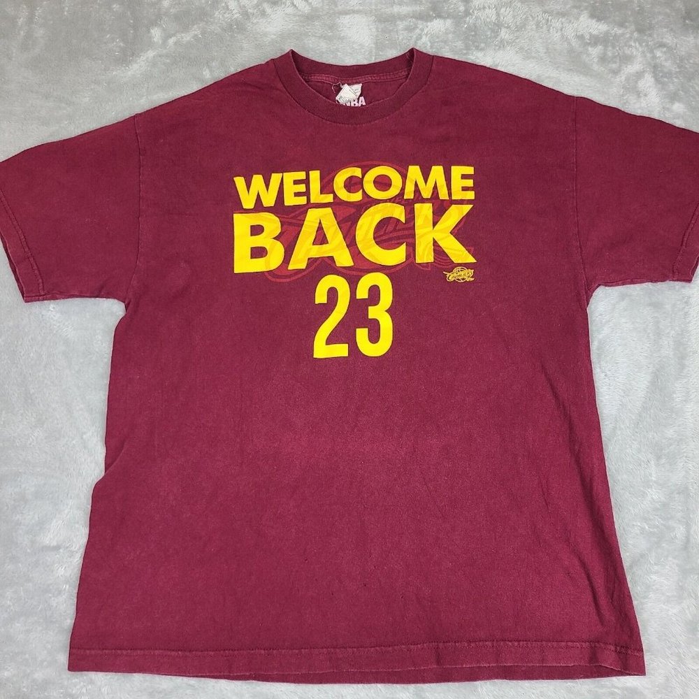 Lebron James‎ Cleveland Cavs Welcome Back T-Shirt #23 Mens Size X-Large T-Shirt